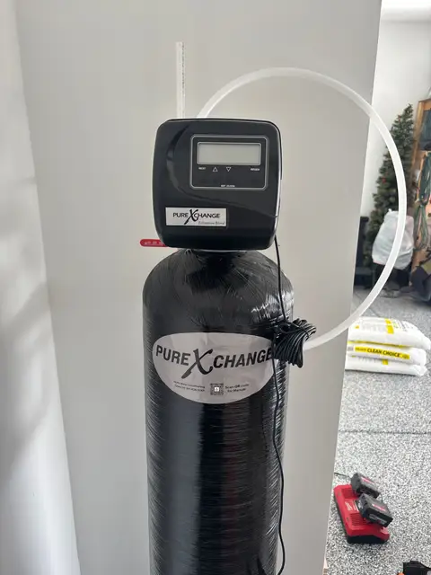 Whole-home water conditioning system ready for start-up